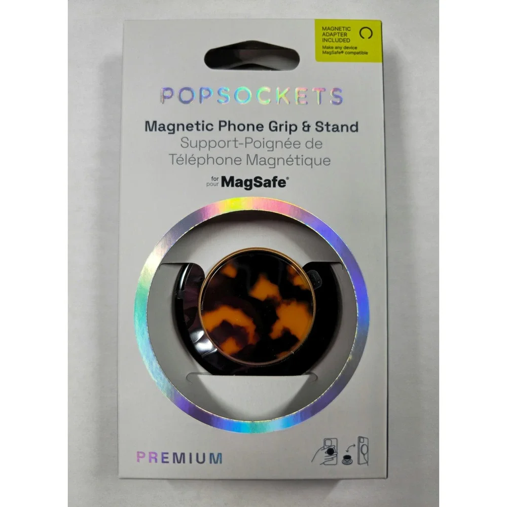 Tortoise Shell PopSocket Magnetic Cell Phone Grip NWT